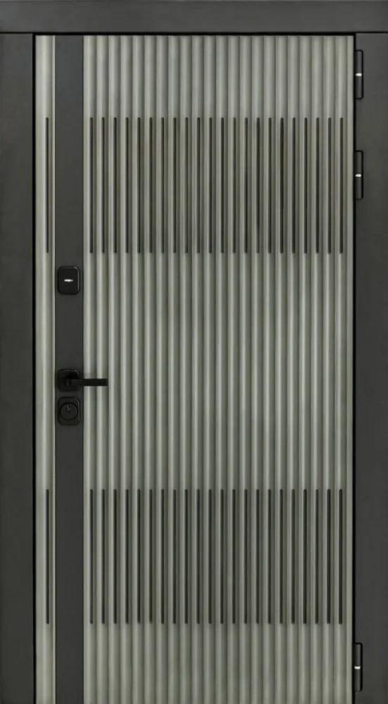 Фото Дверь ДвериПРО Элфи ФЛ-185 (10мм, ПВХ Ясень белый) DPRO222299